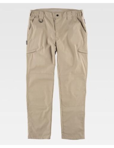 Pantalón elástico ripstop multibolsillos, refuerzos en rodillasWORKTEAM 304B4033