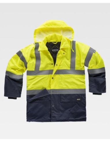 Parka combinada alta visibilidad con cintas reflectantes. EN471.WORKTEAM 304C3710