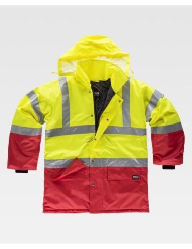 Parka combinada alta visibilidad con cintas reflectantes. EN471.WORKTEAM 304C3711