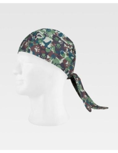 Bandana unisex. Estampado camuflaje.WORKTEAM 304M806