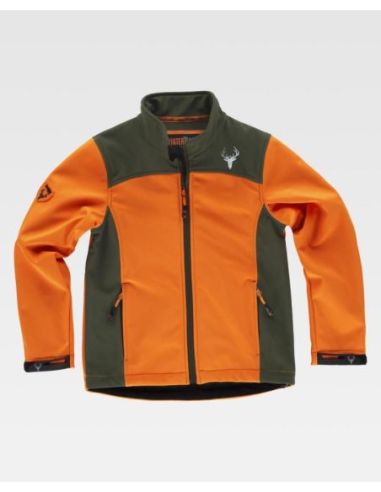 Chaqueta Workshell para niño combinada.WORKTEAM 304S8130