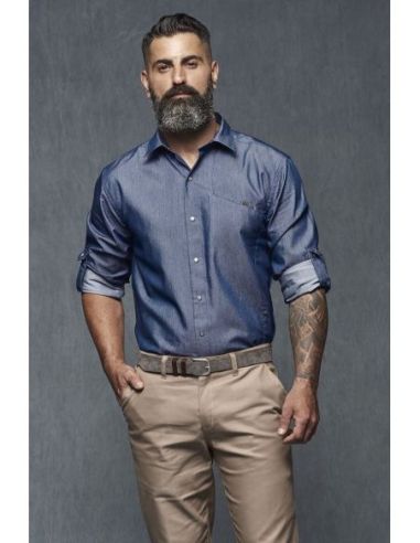 Camisa Denim Regular Fit     Monza 00602034