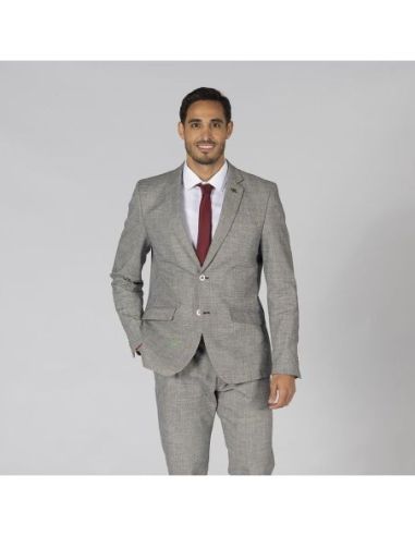 AMERICANA HOMBRE 2 BOTONES SLIM FIT CHEVIOT GARYS 205800008