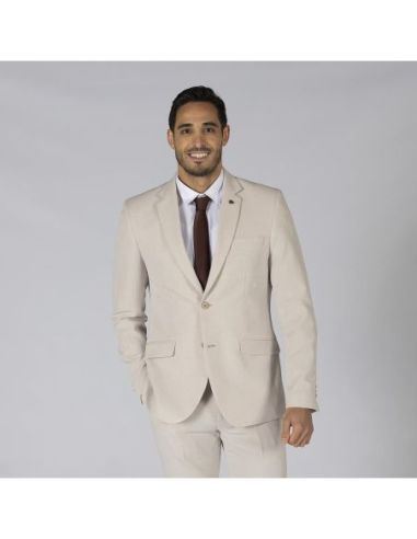 AMERICANA HOMBRE 2 BOTONES SLIM FIT X.LINEN GARYS 205800024