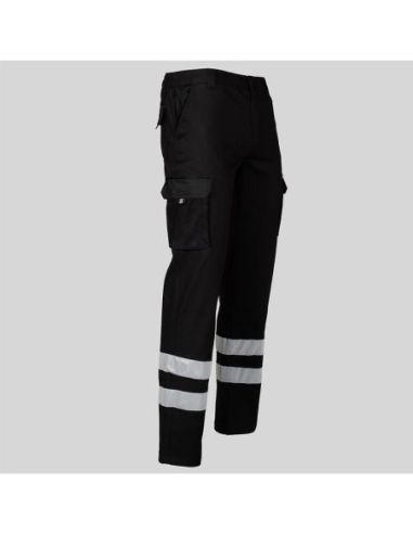 PANTALON UNISEX MULTIBOLSILLOS ELASTICO GAMO 2 BANDAS REFLECTANTES GARYS 2057501BR