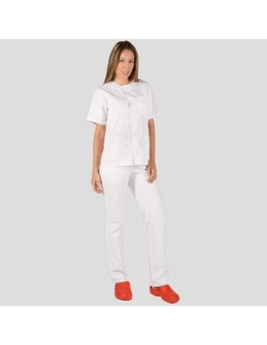 CONJUNTO UNISEX ABOTONADO SARGA BLANCA GARYS 205842000