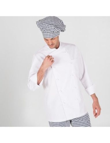 CHAQUETA COCINA UNISEX NAPOLES ANTIMANCHAS (TEFLON) M/L GARYS 205931000