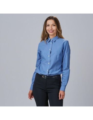 CAMISA MUJER M/L OXFORD "RED LINE" GARYS 205288400