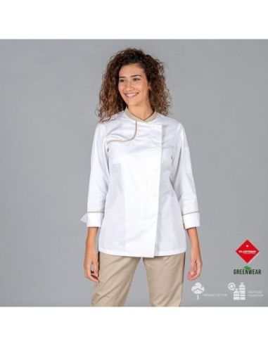 CHAQUETA COCINA MUJER ANAYA TEJIDO RECICLADO Y ORGANICO KLOPMAN GARYS 205942900