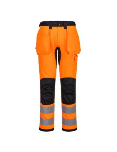 Pantalón de alta visibilidad WX2 Eco Hi-Vis Holster, con bolsillos de pistolera PORTWEST 321CD889