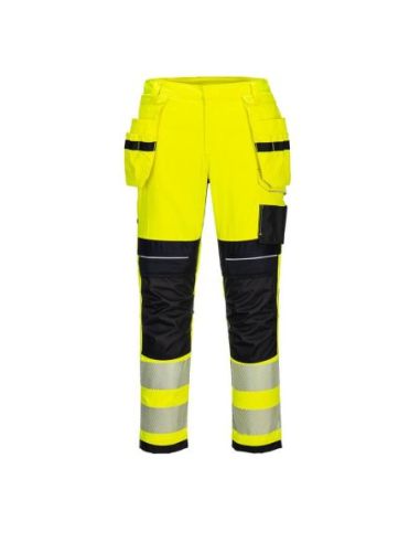 Pantalón elástico de alta visibilidad PW3 con bolsillos de pistolera PORTWEST 321FR407