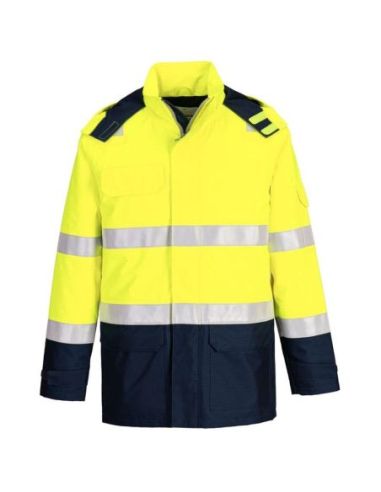 Chaqueta Bizflame Rain+ Hi-Vis Light Arc  PORTWEST 321FR605