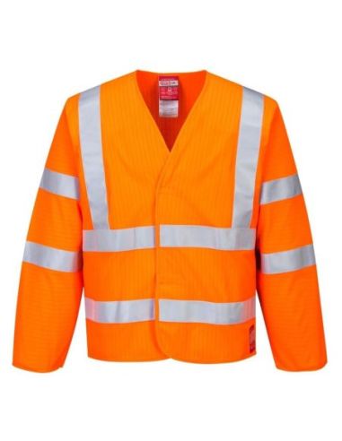 Chaqueta de alta visibilidad, antiestática - Resistente a la llama PORTWEST 321FR85