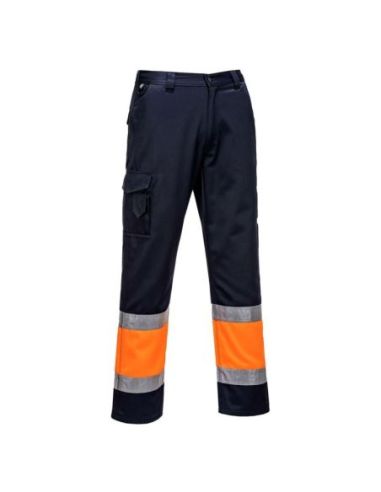 Pantalón ligero Combat bicolor de alta visibilidad PORTWEST 321L049