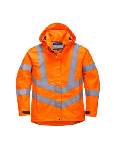 Chaqueta impermeable y transpirable de alta visibilidad para mujer PORTWEST 321LW70