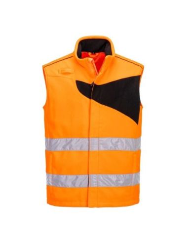 Chaleco de calor de polar, de alta visibilidad, PW2 Hi-Vis PORTWEST 321PW231