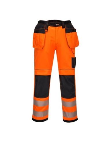 Pantalón elástico de alta visibilidad PW3 con bolsillos de pistolera PORTWEST 321PW306