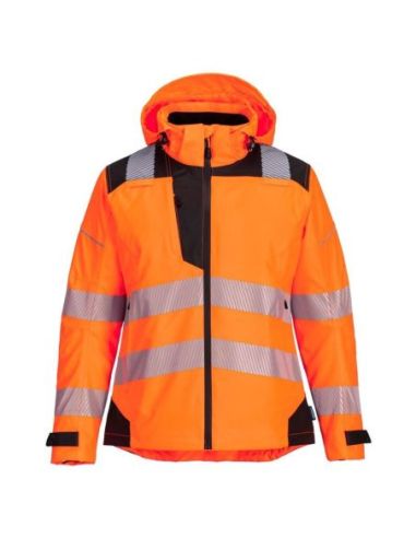 Chaqueta de mujer PW3 de alta visibilidad para lluvia PORTWEST 321PW389